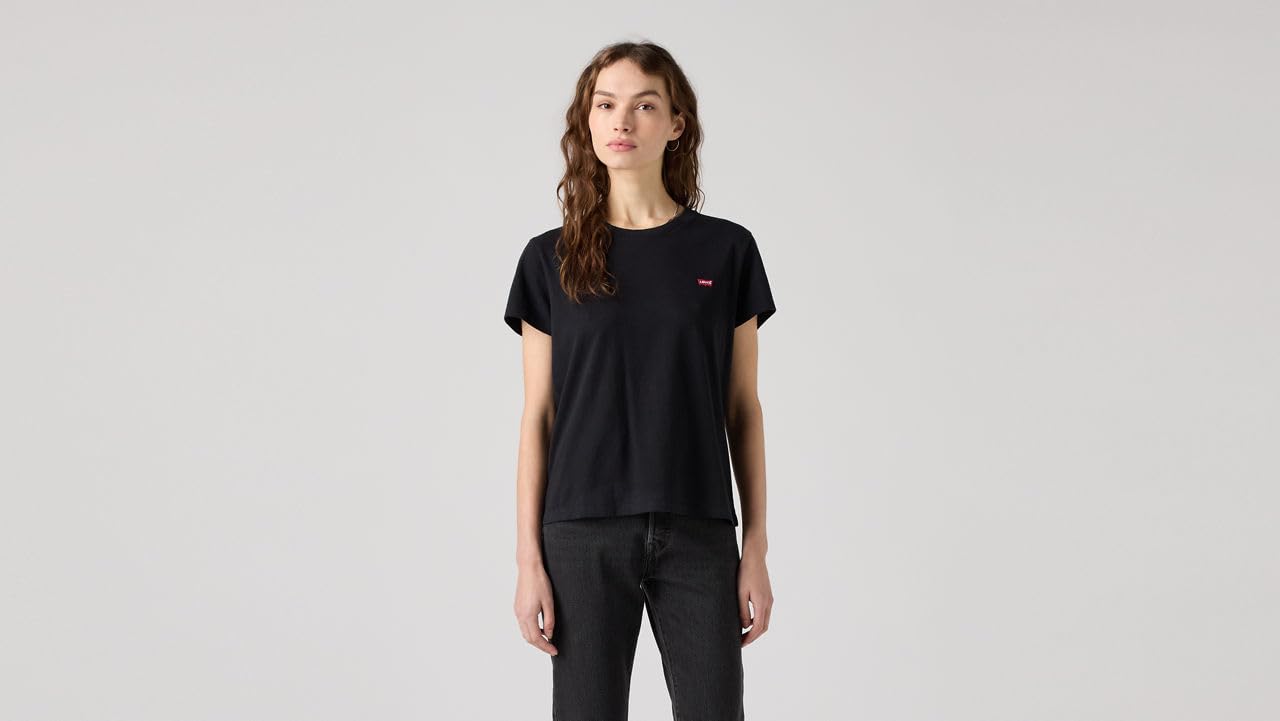 Levi's Damen The Perfect Tee T-Shirt, Large Batwing
