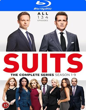 Suits - Complete Series 1-9 - 34-Disc Box Set [ Blu-Ray, Reg.A/B/C Import - Sweden ]