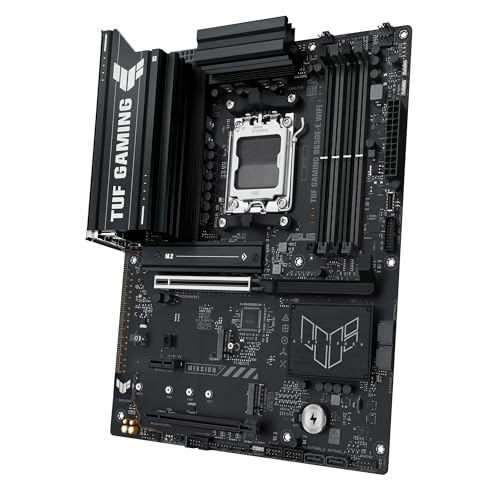 TUF Gaming B650E-E WIFI Scheda Madre AMD ATX, 8+2+1 Fasi di Alimentazione, Slot DDR5, PCIe 5.0, 3 slot M.2, Wi-Fi 6E, Ethernet Realtek 2.5Gb, DisplayPort, HDMI, USB-A da 20Gbps, Aura Sync, Nera - Scheda madre - Immagine 3