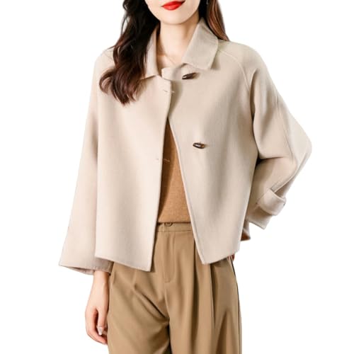 Cape courte en cachemire pour femme veste automne hiver en tweed