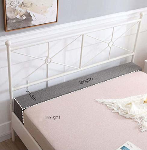Bettkeil, individuelle Größe, Bettlückenfüller, langer Memory-Schaumstoff-Bett-Matratzenfüller, rechteckig, Kopfteil, weich, abnehmbare Armlehnen-Unterstützung