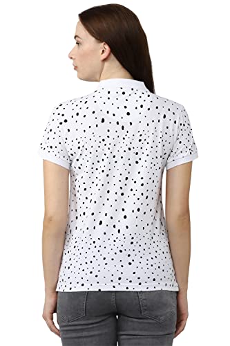 Image of Van Heusen Women's Cotton Regular Fit Polo T-Shirt
