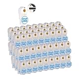 200 Stück Stop Lock Peg Hook Locks Kunststoff-Stopplöser für Einzelhandelsgeschäfte, Einkaufszentren, Mobilfunkgeschäfte white 4.5mm