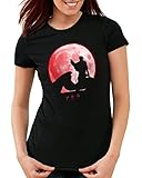 T-Shirt pour femme, tendance, imprimé avec motifs originaux, coupe près du corps.