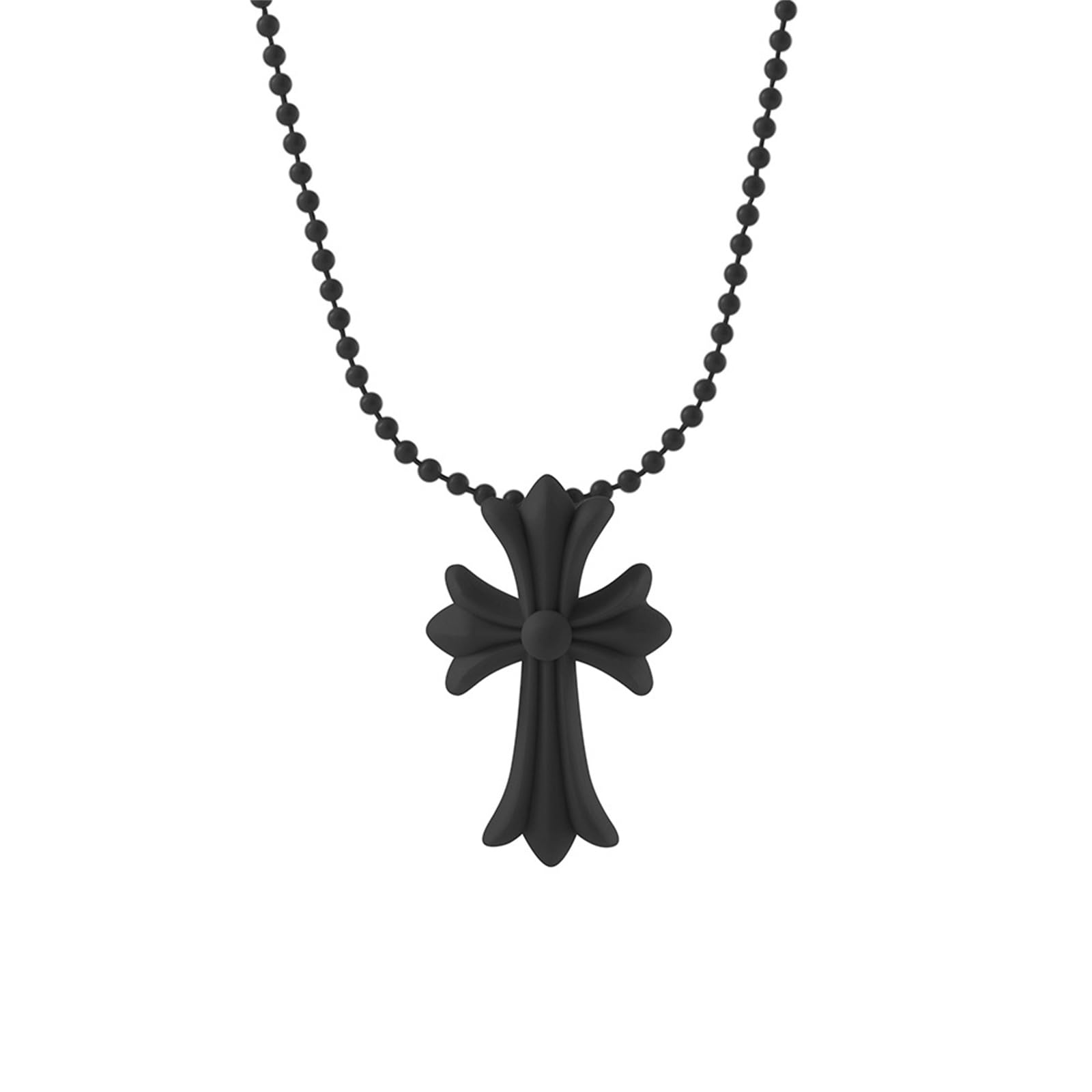 OdDdot Hip Hop Necklace Valentine's Day Cross Pendant Necklace Punk Pendant Necklace Personalized Elegant Light Luxury Gift Christmas