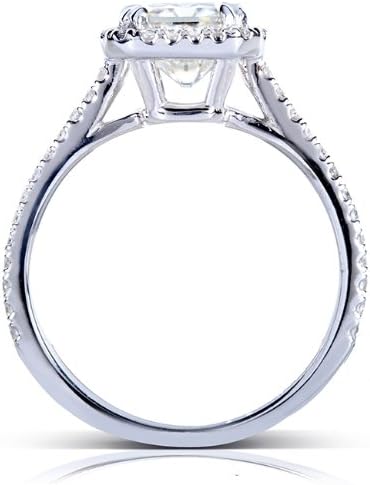Kobelli Radiant-cut Moissanite Engagement Ring 2 CTW 14k White Gold (8x6mm)