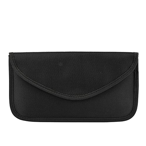 Faraday Bag, Blindage Telepass, Cage Faraday, étui Telepass, étui RFID, protection pour clé de voiture, noir (large) Cover