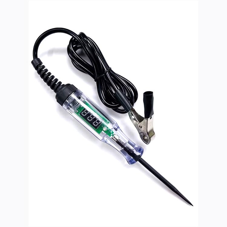 NityaEcommerce Car Circuit Tester, 3V-48V Electrical Volt Test Light with 39.3" Wire Harness, Voltage Measure Tool Kit, Universal for Most Cars, Trucks and Vans (Black #1)-image-34