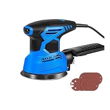 ROMLN Wet Polisher Grinder 300W Random Orbital Electric Sander Machine With 21Pcs 125mm Sandpapers Strong Dust Collection Polishe, 1005005243691242
