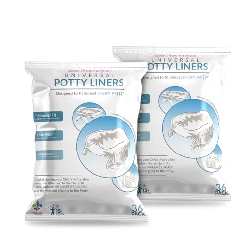 Kalencom 72 Count (2 Pack) Kalencom Universal Potty Liners - Disposable Potty Bags For Toddlers - Absorbent And Leakproof - Compatible With Standard Toddler Potties And Travel Potties cover