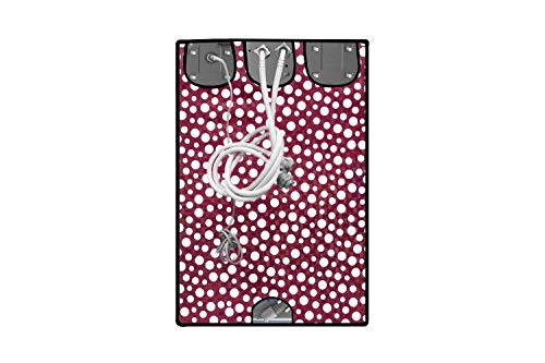 Image of Stylista Washing Machine Cover Compatible for Front Load Bosch WAK20166IN 6.5Kg Polka dot Pink Color Pattern