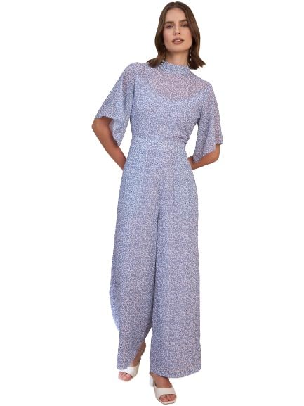 jumpsuits for women Floral Printed Wide Leg Jumpsuit