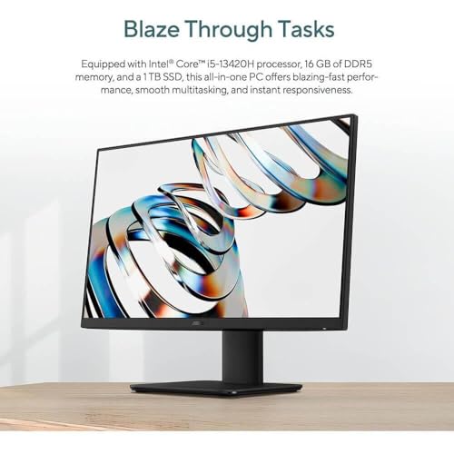 Image of ASUS V470VAMSKIT1 27 inch All in One Desktop Computer FHD IPS Display Intel Core i5 13420H 16GB RAM 1TB SSD Windows 11