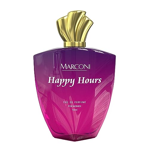 Image of Marconi Happy Hours Casual Eau De French Perfume For Women - 100 ml