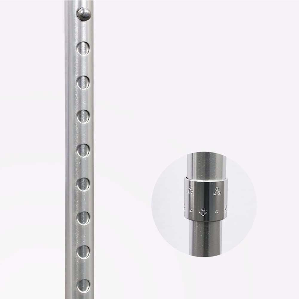 PAASHE Muletas de antebrazo para Adultos, 1 par de Bastones Plegables de Aluminio, Bastones Antideslizantes, Bastones médicos ortopédicos