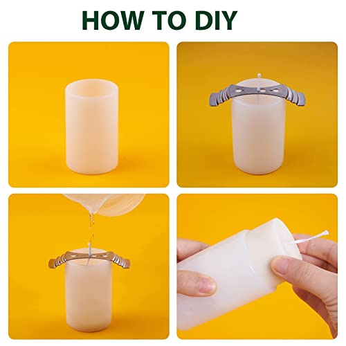 Cylinder Candle Molds For Candle Making, 4In & 3In & 2In Silicone Candle Mold Pillar Epoxy Resin Casting Molds For Diy Crafts, Wax Candle Making, Soaps (4 Sizes) #TOP6