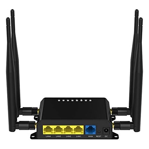 Mobile Router With Sim Card Slot Car/Bus Wifi Router Router Lte Wifi Router (Color : A, Size : 4G USA Version 2) Cover