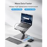 BENFEI Laptop Stand with USB C 6in1 Docking Station, HDMI 4K@60Hz,Gigabit Ethernet, 100W Power Delivery, 10Gbps 1*USB C 3.2 and 2*USB A 3.2 Compatible with MacBook Pro/Air, iPad Pro, XPS, Thinkpad - Image 5