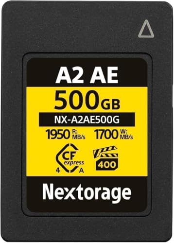 Nextorage {[J[ CFexpress 4.0 Type A 500GB[J[h VPG400 őǂݏox1950MB/s ő发ݑx1700MB/s TLC \j[V[Y݊mFς 4K/8K^ ԓBe 