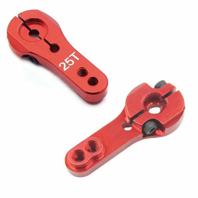 Pro3D Aluminum 25T Servo Horn Arm - Red 2