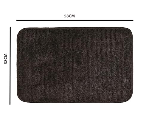 Image of Anti Slip Backing Soft Washable Anti Skid Rug for Bedroom, Living Room & Hall Home Decor (Set of 2 pc)