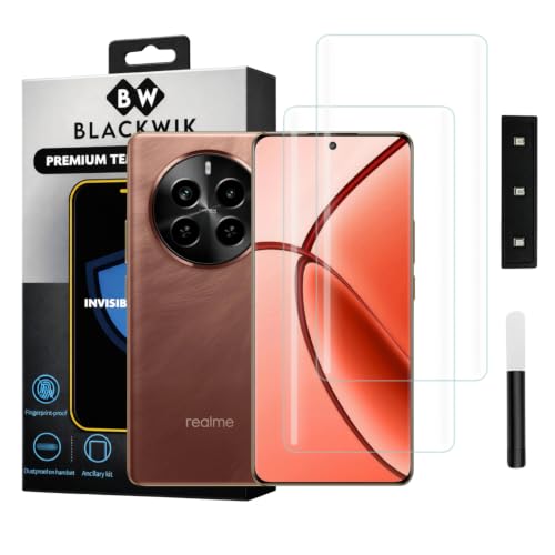 Image of Blackwik UV Curved Tempered Glass for Realme P1 Pro 5G | 2-Pack