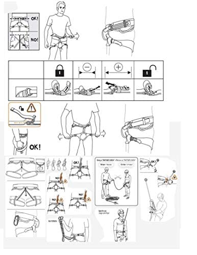 image for YXGOOD Full Body Seat Belts, for Tree Work Rock Climbing Rescuing Work