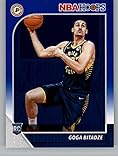 2019-20 Panini Hoops Blue #215 Goga Bitadze Indiana Pacers Basketball Card