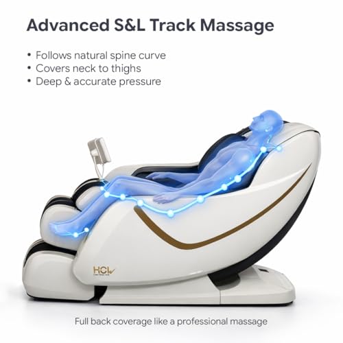 Image of HCI eZen AI Powered 4D Full Body Massage Chair | Advanced S&L Track Massage | Zero Gravity Recliner | 12 Auto Programs with Rocking Mode | Foot Roller | Bluetooth Speakers & Smart Controls (Black)