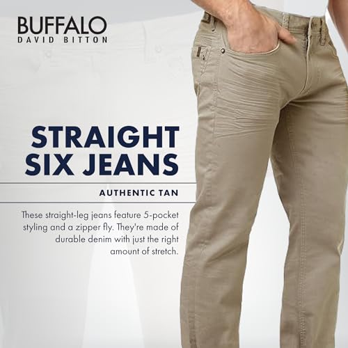 Image of Buffalo David Bitton Men's Six Slim Fit Jean in Spirit