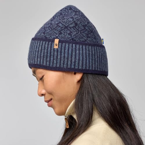 Fjällräven Unisex Snow Mütze, Dark Navy, One Size