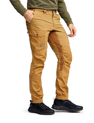 RevolutionRace Rambler Lightweight Pro Pants für Herren, Leichte Outdoor-Hose und Wanderhose für Herren, Dijon, L