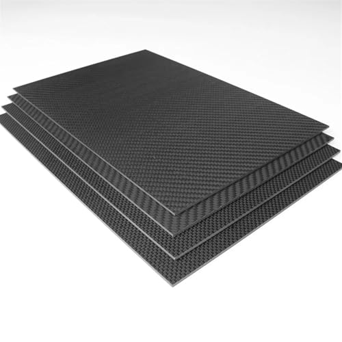 1pcs 245x245mm Thickness 0.5-6mm High Strength 3K Forged High Temperature Board Carbon Fiber Sheet 3k Carbon Fiber(4.0mm Plain Glossy)