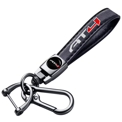 Image of Leather Car Keychain Z71 Emblem Microfiber Leather Key Chain compatible for Z71 Silverado Colorado Accessories