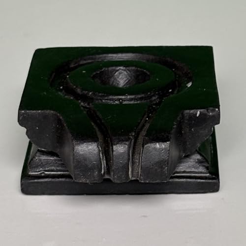 Image of Jaleri Yoni Base, Lingam Holder, Jalahari, Goripitham, Aadhar Saktipith Pitham Argha Stand Panapitham Hasta Kamal Base Jaleradhari For Narmadeshwar Shivling (3 Inch Square jaladhari)