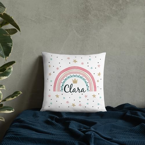 Miniatura 7 de Kembilove Cojín Infantil Personalizado Almohada Bebe Guardería Personalizado Con El Nombre Regalos Para Bebes Regalos Personalizados - Arcoiris