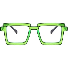 Stylish Glasses for Women, Square Fake Glasses with Clear Lens, Eyewear Glasses Frames