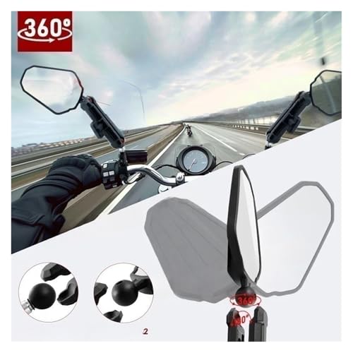 Espejos retrovisores universales plegables para manillar de moto CTX1300 5