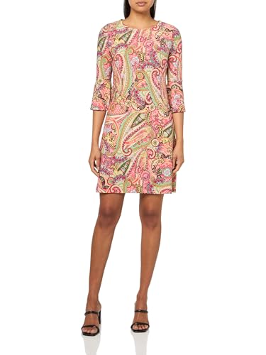 Image of Tommy Hilfiger Women's 3 /4 Bell Sleeve Jewel Neck Sheath Mini Dress