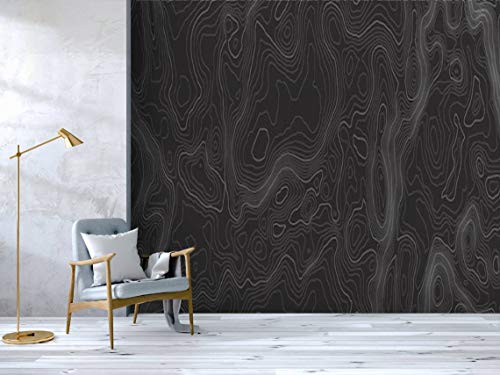 Self Adhesive Wallpaper Roll Paper Background Of The Topographic Map Topographic Map Lines Contour Removable Peel And Stick Wallpaper Decorative Wall Mural Posters Home Covering Interior Film #TOP2