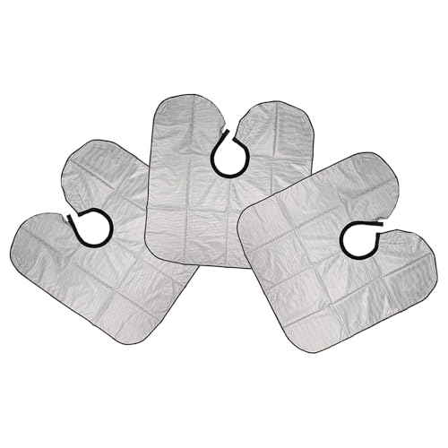 Capa impermeable para teñir cabello 3 piezas corta miniatura 1