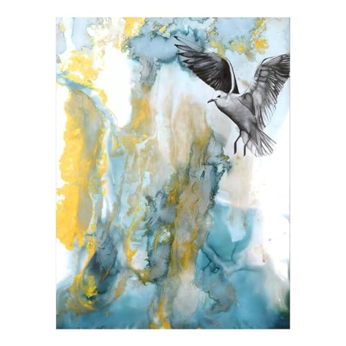Kit peinture diamant Mythologie nordique toile adhésive 30x40cm