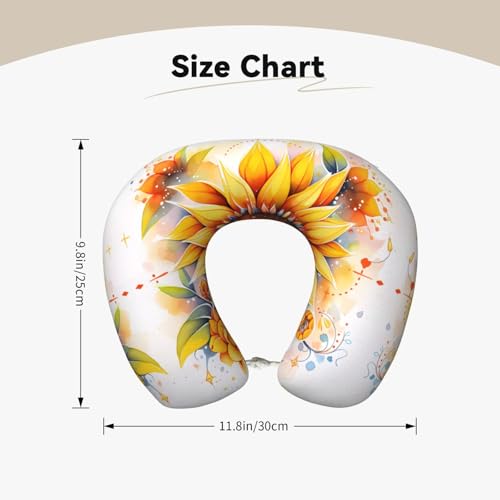 Almohada de viaje de espuma viscoelástica U-shaped lavable miniatura 4