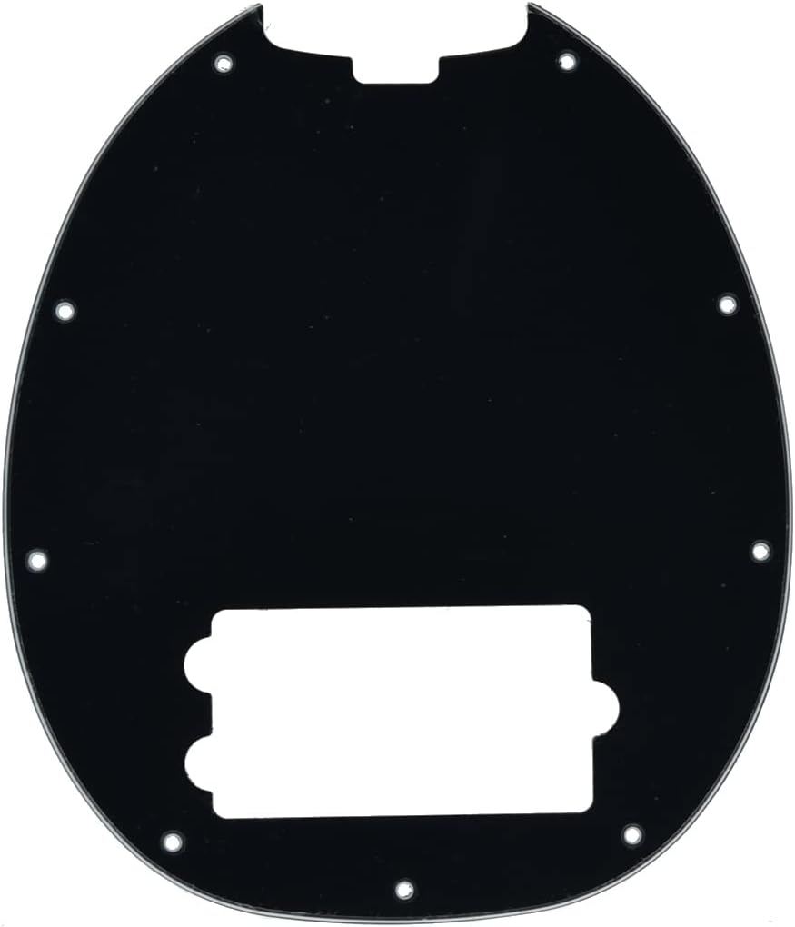 Bass Pickguard Fit for Musicman classic 4 string StingRay bass models Black 3Ply
