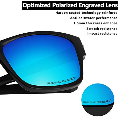 Image of Alphax Polarized Replacement Lenses for Oakley Si Speed Jacket OO9228 Sunglasses - Glare Reduction | Precision Cutting