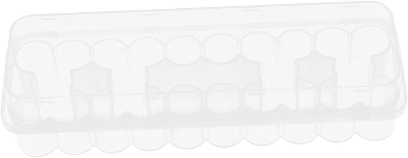 3ml Vial Storage Drawer Plastic Organizer Box 24-Compartment Translucent Freezer Storage Case for Lab Microtube and Vial Holder