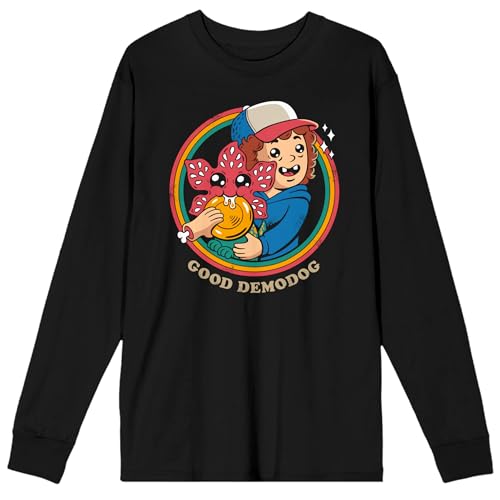 Amazon.com: Stranger Things Good Demodog Adult Black Crew Neck