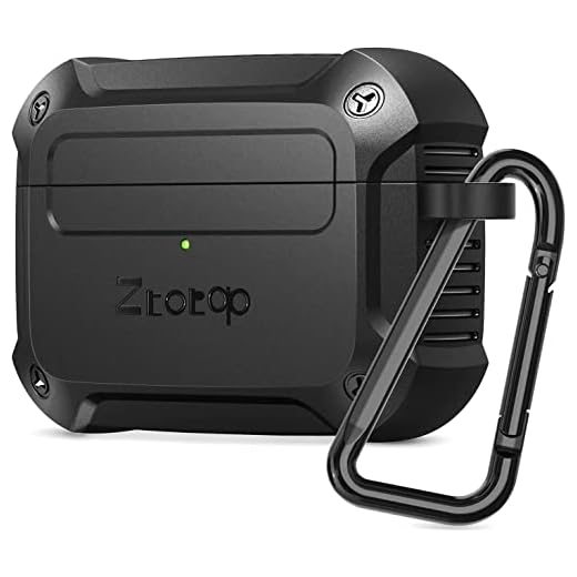 ZtotopCase AirPods Pro fodral 2019, Premium Airpods Pro fodral av flytande silikon, stötsäker, LED front, skydd för AirPods 3, svart, ww airpodspro Blue