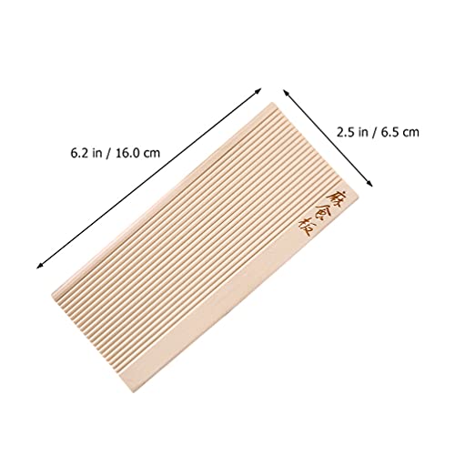 Cabilock Wooden Gnocchi Board Paddles Gnocchi Paddle Pasta Tools Homemade Pasta Stripper Paddle Pasta Tools For Home (Wood Color) #TOP1