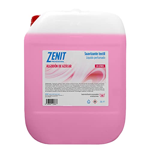 20 litros Suavizante perfumado Algodón de azúcar | Suavizante textil líquido | Limpieza profesional | Tintorería y lavandería Cover
